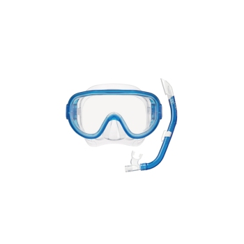 TUSA Adult Mask Snorkel Combo Clear Blue UC-0110