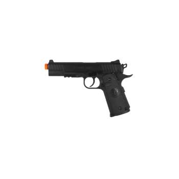 ASG Justice 6mm CO2 Gas Blowback Airsoft Pistol Black