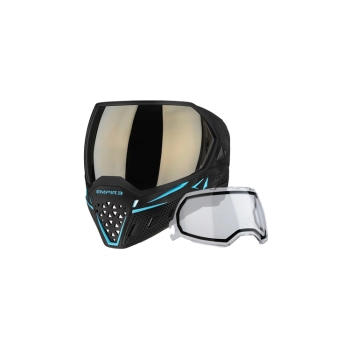 Empire EVS Paintball Mask Thermal Lens Black Aqua