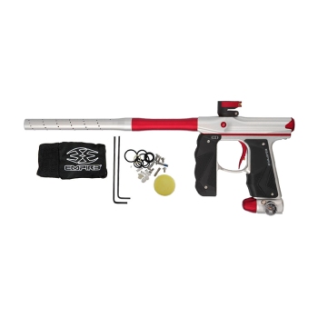 Empire Mini GS Electric Paintball Marker Silver and Red