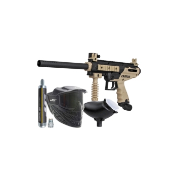 Tippmann Cronus PowerPack Paintball Marker Kit with Raptor Mask