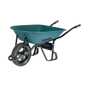 Truper CAT-15FF 5 Cu Ft Wheelbarrow with Flat-Free Tire