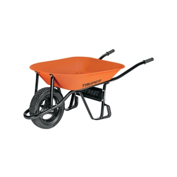 Truper CAT-45FF 4.5 Cu Ft Wheelbarrow with Flat-Free Tire
