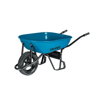 Truper CAT-50FF 5.5 Cu Ft Wheelbarrow with Flat-Free Tire
