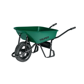 Truper CAT-55FF 4.75 Cu Ft Narrow Wheelbarrow Flat-Free Tire