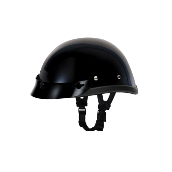 Daytona Hi-Gloss Black Eagle Snaps Novelty Helmet Large