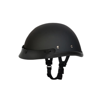 Daytona Soft Touch Dull Black Eagle Snaps Novelty Helmet Extra Small