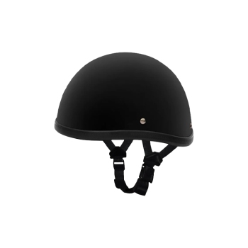 Daytona Novelty Smokey Without Snaps Helmet Dull Black XL