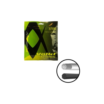V�lkl V-Fuse 17g Hybrid Tennis String Set Yellow Black