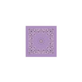 Western Express Lavender Paisley Bandana 22 x 22 Cotton USA Made