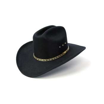 Western Express Black Felt Western Cattleman Hat A61