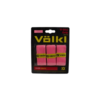 Volkl V-Dry Over Grip 3 Pack Pink (V30221)