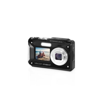 Minolta MN60WP 48MP 4K Waterproof Dual Screen Camera Black
