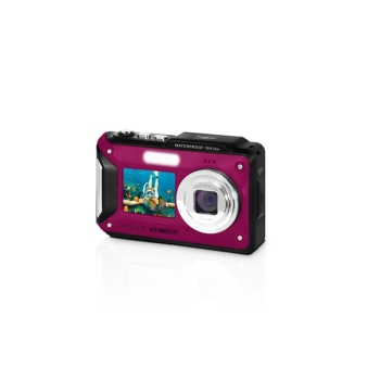 Minolta MN60WP 48MP 4K Waterproof Dual Screen Camera Magenta