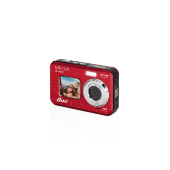 Minolta MN50WP Duo 48MP 5K Waterproof Digital Camera Red