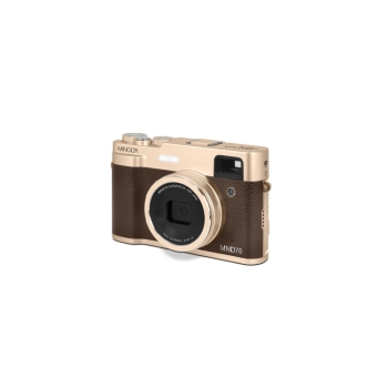 Minolta MND70 Retro 48MP 5K Dual Lens Camera Gold Brown - Model MND70-GBR