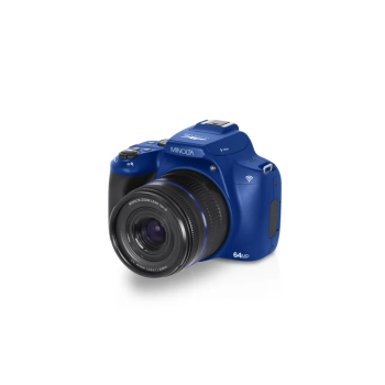 Minolta MNB10Z 64MP 4K Bridge Camera 10x Optical Zoom Blue