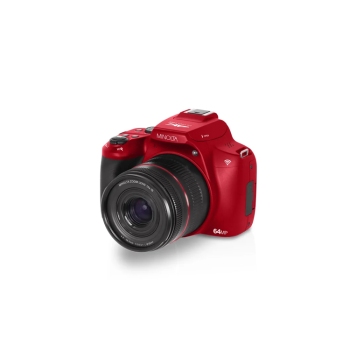 Minolta MNB10Z 64MP 4K Bridge Camera 10x Optical Zoom Red