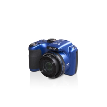 Minolta MN26Z ProShot 20MP 1080P Bridge Camera 26x Zoom Blue