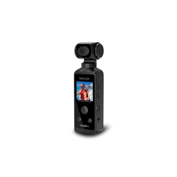 Minolta MN4KP1 4K WiFi Pocket Camcorder Waterproof Case Black