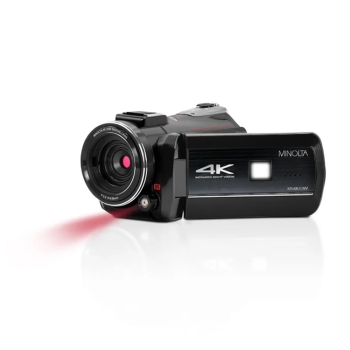 Minolta MN4K40NV 30MP 4K Night Vision Camcorder Black