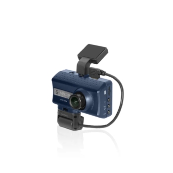 Minolta MNCD337N 1080P Dual Channel Dash Cam with Night Vision Blue