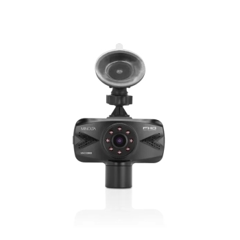 Minolta MNCD355X 1080P Dual Channel Dash Cam Night Vision Black