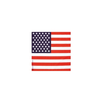 Western Express Old Glory Bandana 22 x 22 Cotton Made in USA