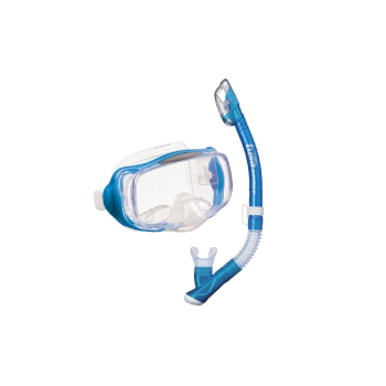 TUSA Sport Imprex 3D Purge Mask & Dry Snorkel Set Blue - UC-3325P-FB
