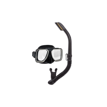 TUSA Liberator Adult Mask and Snorkel Combo Black