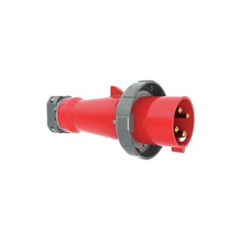 Hubbell HBL460P7W 60A 480V Watertight Pin and Sleeve Male Plug