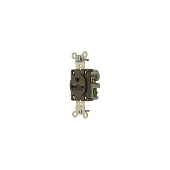 Hubbell HBL5661 15A 250V NEMA 6-15R Single Straight Blade Receptacle