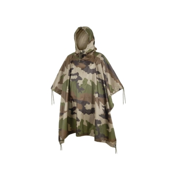 Mil-Tec CCE Camo Ripstop Wet Weather Poncho - Waterproof Tactical Tarp - Model 10630024