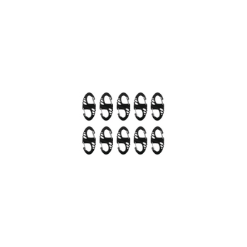 Mil-Tec Tactical S-Hook Carabiner Set 10-Pack � Black