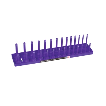 Hansen Global 1207 1/2-Inch Drive SAE Socket Organizer Purple