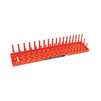 Hansen 12063 1/2-Inch Drive Metric Socket Tray Orange