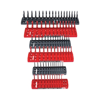 Hansen 6-Piece 3-Row SAE & Metric Socket Tray Set 92013