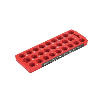 Hansen 3/8-Inch Drive Chrome Hex & Torx Socket Organizer Tray