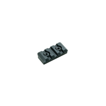 M-LOK 3 SLOT PICATINNY RAIL BLACK