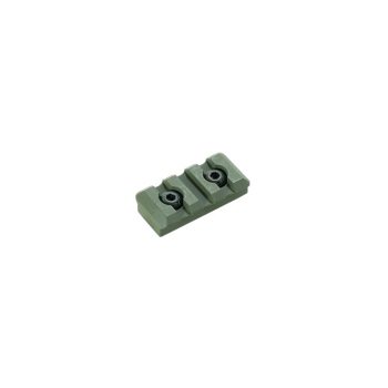 M-LOK 3 SLOT PICATINNY RAIL OD GREEN