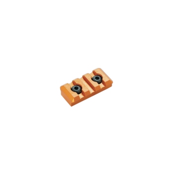 M-LOK 3 SLOT PICATINNY RAIL ORANGE ANODIZED