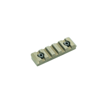 M-LOK 5 SLOT PICATINNY RAIL BURNT BRONZE - Model M 5S PR BB