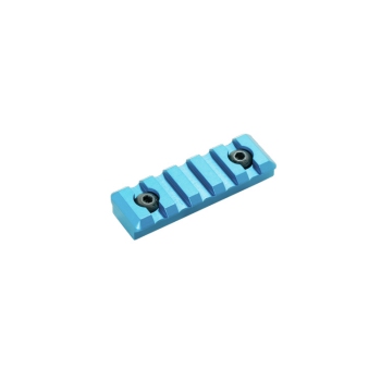 M-LOK 5 SLOT PICATINNY RAIL BLUE