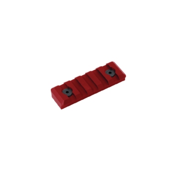 M-LOK 5 SLOT PICATINNY RAIL RED