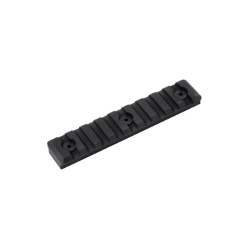 KEYMOD 9 SLOT PICATINNY RAIL BLACK