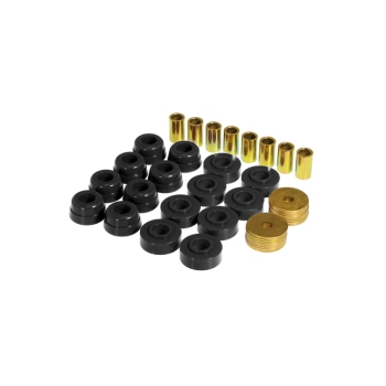 Prothane 7-133-BL Body Mount Bushings Black for 73-82 Corvette