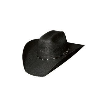 Bullhide Hats Black Arrow 20X Black Straw Hat
