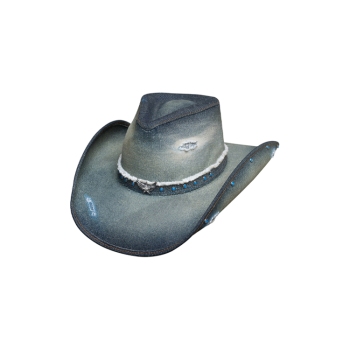 Bullhide Hats Silver Wings Denim Blue Cowboy Hat