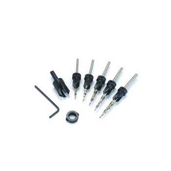 WL Fuller Countersink & Taper Drill Bit Set #5-#9 (10390006C)