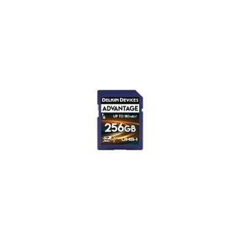 Delkin Devices 256GB ADVANTAGE UHS-I SDXC Memory Card V30 180MB/s